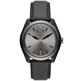 Armani Exchange MEN'S Classic Leather Grey Dial Watch AX2859