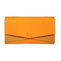 보테가 베네타 Bottega Veneta Orange Wallet 608250 V3963 7460