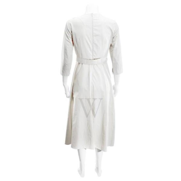  맥스마라 Max Mara Ladies White Belted Urbino Dress 92211801 001
