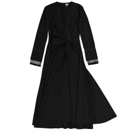 로에베 Loewe Black Knot Front Dress S540335XAW.1100