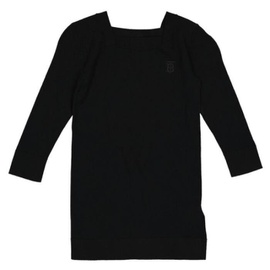 버버리 Burberry Black TB Logo Cashmere Knitted Dress 8017860