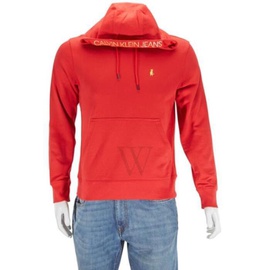 Calvin Klein MEN'S CNY Capsule Hoodie in Red J314395-XCG