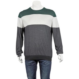 휴고 Hugo Boss MEN'S Colorblock Silk Regular-fit Sweater 50403643-030