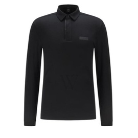 휴고 Hugo Boss Black Long-sleeve Paullux Cotton Polo Shirt 50457544-001