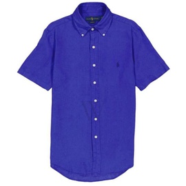 폴로 랄프 로렌 Polo Ralph Lauren MEN'S Short Sleeve Logo Linen Shirt 710795452007