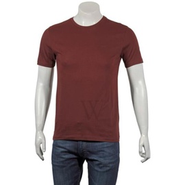 휴고 Hugo Boss MEN'S Crewneck Logo T-Shirt in Yarned Dyed Single Jersey 50385281-604