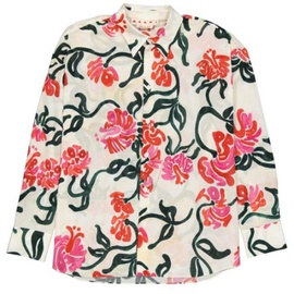 마르니 Marni Ladies Floral-print Long-sleeve Shirt, Brand Size 44 CAMA0072M0-UTC003-TRW08