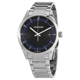 Calvin Klein MEN'S Stainless Steel Black Dial Watch KAM21141