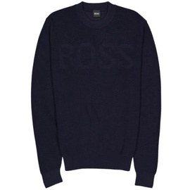 휴고 Hugo Boss MEN'S Blue Neron Boss Logo Sweater 50457696-404
