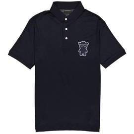 Emporio Armani MEN'S Blue Applique-logo Polo Shirt 6K1F87-1JUVZ-0920