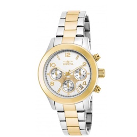 Invicta MEN'S Angel Chronograph Stainless Steel Silver Dial Watch 19219