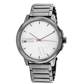 Tommy Hilfiger MEN'S Classic Stainless Steel Silver-tone Dial Watch 1791679