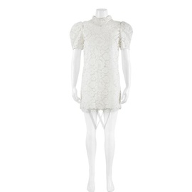 마크 제이콥스 Marc Jacobs White Floral Lace Mini Dress V5000020-100