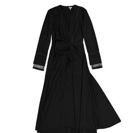 로에베 Loewe Black Knot Front Dress S540335XAW.1100