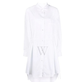 메종마르지엘라 Maison Margiela MM6 Ladies White Chemisier Cotton Shirtdress S52CT0620-S47294-100