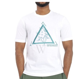 Emporio Armani White Logo Print Cotton T-shirt 3L1T6S-1JQ4Z-F147