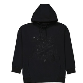 휴고 Hugo Boss MEN'S Black Soody Graphic Hooded Sweatshirt 50462447-001