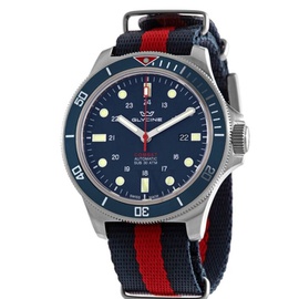 Glycine MEN'S Combat Sub 46 Satin Blue Dial Watch GL0257