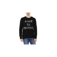 몽클레어 Moncler MEN'S Black Born To Protect Logo Intarsia Wool Jumper H10919C00017-M1639-999