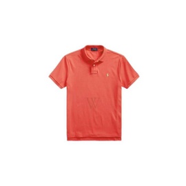 폴로 랄프 로렌 Polo Ralph Lauren MEN'S Red Embroidered-Logo Polo Shirt 710680784269