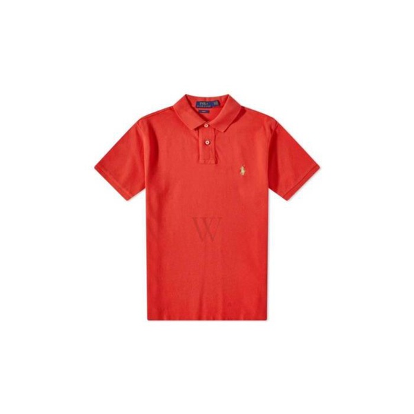 폴로랄프로렌 폴로 랄프 로렌 Polo Ralph Lauren MEN'S Red Classic Slim Fit Polo Shirt 710536856323