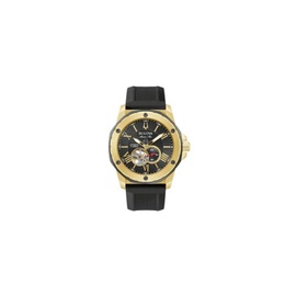 Bulova MEN'S Marine Star Rubber Black Dial Watch 98A272