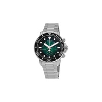 Tissot MEN'S Seastar Chronograph Stainless Steel Green Dial Watch T120.417.11.091.01