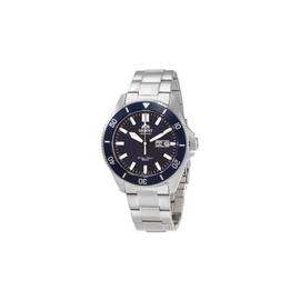 Orient MEN'S Kanno Diver Stainless Steel Blue Dial Watch RA-AA0009L19A