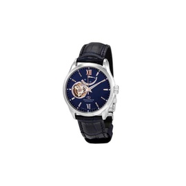 MEN'S Orient Star Leather Blue (Open Heart) Dial Watch RE-AT0006L00B