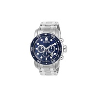 Invicta MEN'S Pro Diver Chronograph Stainless Steel Blue Dial Stainless Steel 0070