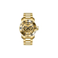 Invicta MEN'S Pro Diver Stainless Steel Gold-tone Dial Watch 45725