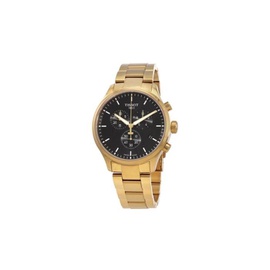 Tissot MEN'S T-Sport Chronograph Stainless Steel Black Dial Watch T116.617.33.051.00