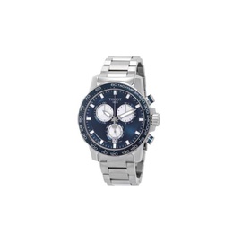 Tissot MEN'S Supersport Chronograph Stainless Steel Blue Dial Watch T125.617.11.041.00