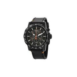Tissot MEN'S Supersport Chrono Basketball 에디트 Edition Chronograph Leather Graded Grey-Black Dial Watch T125.617.36.081.00