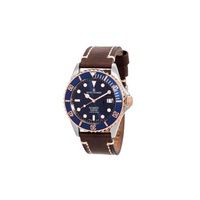 Revue Thommen MEN'S Diver Leather Blue Dial Watch 17571.2555