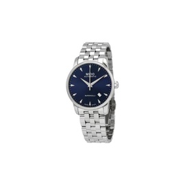 Mido MEN'S Baroncelli Stainless Steel Blue Dial Watch M86004151