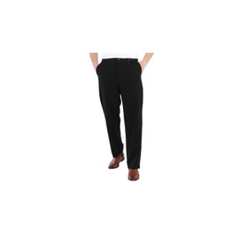 버버리 Burberry Black Wool Cut-out Wide-leg Trousers 4563511