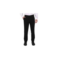 버버리 Burberry MEN'S Black Grain De Poudre Wool Trousers 4565242