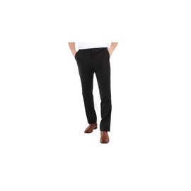 버버리 Burberry Black Wool Flannel Classic Fit Tailored Trousers 8018136