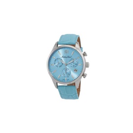 Mathey-Tissot MEN'S Urban Chrono Chronograph Leather Blue Dial Watch H411CHALSKY