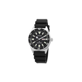 Citizen MEN'S Promaster Diver Rubber Black Dial Watch NY0120-01E