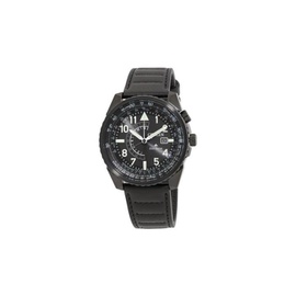 Citizen MEN'S Promaster Nighthawk Leather Black Dial Watch BJ7135-02E