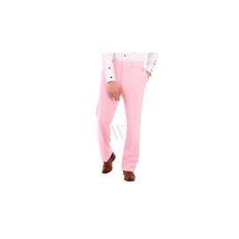 버버리 Burberry Candy Pink Wide-leg Tumbled Wool Tailored Trousers 8024936
