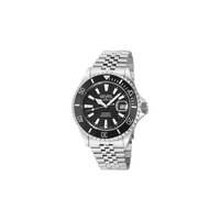 Gevril MEN'S Chambers Stainless Steel Black Dial Watch 42600