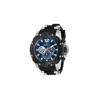 Invicta MEN'S Pro Diver Chronograph Polyurethane and Stainless Steel Blue Dial Watch 26404