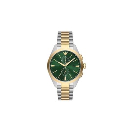 Emporio Armani MEN'S Chronograph Stainless Steel Green Dial Watch AR11511