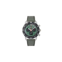 Mathey-Tissot MEN'S 1968 Chronograph Leather Green Dial Watch TYPE1968VE