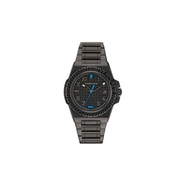 베르사체 Versace MEN'S Greca Reaction Stainless Steel Black Dial Watch VE3I00622