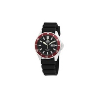 Orient MEN'S Kanno Rubber Black Dial Watch RA-AA0011B19B
