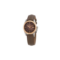Tissot WOMEN'S T-My Lady Leather Smoked Dark Brown Dial Watch T930.007.46.296.00